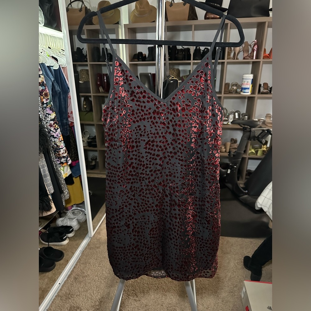 Black mini dress